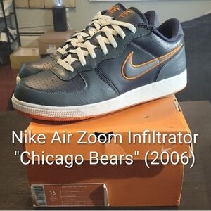Nike Air Zoom Infiltrator Rare "Chicago Bears" (2006) Mens 13 NEW W/BOX